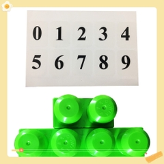 Xếp hình thông minh  40 chi tiết nhựa an toàn cho bé ( Đủ bảng chữ + Số) VJG029 hàng việt nam
