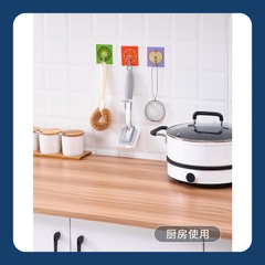Combo 10 Móc dán tường  trong suốt chịu lực siêu dính Chịu Lực 10KG