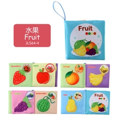 Sách vải  kích thích thị giác với nhiều chủ đề bằng tiếng anh giúp bé vừa học vừa chơi