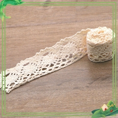 Ren Chỉ Trắng Trang Trí  diềm khung sản phẩm Handmade - Steam mầm non set 5 mét/1 cuộn