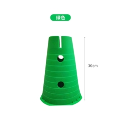 Set bộ 8 chóp nón 4 gậy ( chóp cao 30cm) chóp vận động mầm non - tiểu học