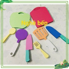 Bộ đồ nghề xốp làm bằng thủ công mầm non ( chủ đề nghề nghiệp)
