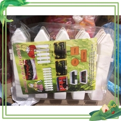Hàng rào nhựa trắng lắp ghép trang trí dài 1,6m cao 20cm trang trí cây