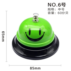 Chuông bấm nhiều màu mạ bóng chrome , chuông để bàn, chuông trò chơi, size 85mm