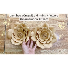 Giấy xi măng làm thiết kế rập, làm trang trí Steam mầm non - tiểu học ( set 10 tờ)