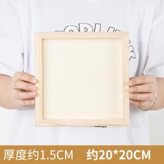Khung ảnh Vintage khung tranh không kính bằng gỗ thông trang trí STEAM mầm non tiểu học