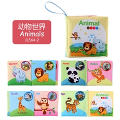 Sách vải  kích thích thị giác với nhiều chủ đề bằng tiếng anh giúp bé vừa học vừa chơi