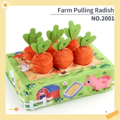 Đồ chơi vải “Nhổ cà rốt ” giáo dục sớm phát triển kỹ năng - tư duy sớm cho trẻ mầm non