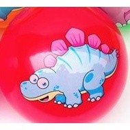 Bóng cao su bơm hơi hình khủng long Size 22 cm cao su mềm cho bé