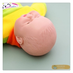 Búp bê sơ sinh đáng yêu búp bê biết cười 50cm thân mềm đồ chơimầm non