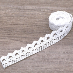 Ren Chỉ Trắng Trang Trí  diềm khung sản phẩm Handmade - Steam mầm non set 5 mét/1 cuộn