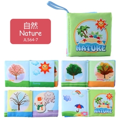 Sách vải  kích thích thị giác với nhiều chủ đề bằng tiếng anh giúp bé vừa học vừa chơi