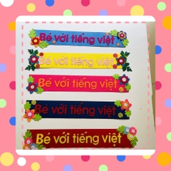 Tên góc Tiêu đề các góc chủ đề lớp học mầm non vải dạ nỉ