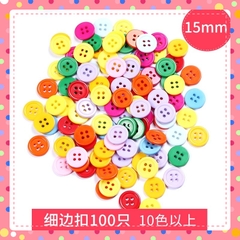 Set 100 cúc áo nhựa tròn  handmade nhiều cỡ làm thủ công