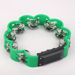 Lục lạc xúc xắc, xắc xô,cầm tay loại nhạc cụ tambourine hình hoa Size to