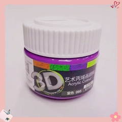 Màu acrylic 3D 300ml , màu vẽ mỹ thuật trên vải mọi chất liệu