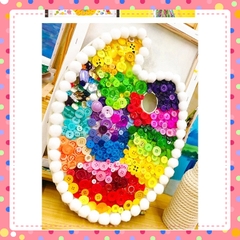Set 100 cúc áo nhựa tròn  handmade nhiều cỡ làm thủ công