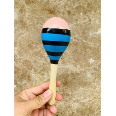 Lục lạc gỗ - Xúc xắc bầu dài loại to dài 20cm ( Giáo cụ âm nhạc) đồ dùng mầm non