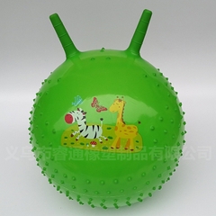 Bóng nhún ,bóng tai nhảy trẻ em có gai chơi vận động đường kính 55cm loại dày