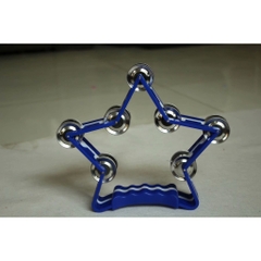 Lục lạc xúc xắc, xắc xô,cầm tay loại nhạc cụ tambourine hình ngôi sao cho bé