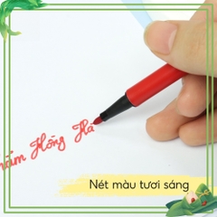 Bút lông màu Hồng Hà bút lông màu vẽ làm quà tặng Minions (12/18/24 màu) - 8121/8122/8123