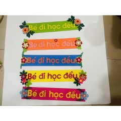 Tên góc Tiêu đề các góc chủ đề lớp học mầm non vải dạ nỉ