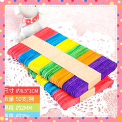 Que kem gỗ màu làm thủ công handmade mô hình mầm non - tiểu học