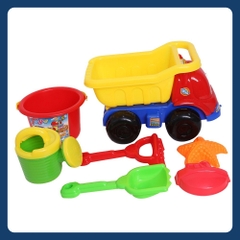 Đồ chơi xe ben size to, đồ chơi góc xây dựng mầm non  Xe ben túi lưới No:678