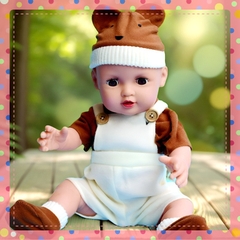 Búp Bê Silicon Mô Phỏng Em Bé Sơ Sinh - Cao 41 cm chất lượng cao an toàn