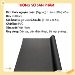 Decal viết bảng Đen -  Decal đen nhám dán tường làm bảng viết phấn chống nước