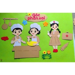 Tổng hợp - Góc mầm non steam pha nỉ  trang trí lớp học mầm non theo (mẫu to đẹp)