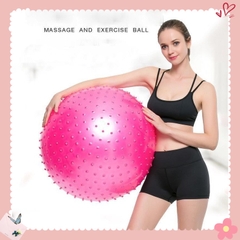 Bóng tập Yoga/Gym (Size  65, 75cm ) Cao Cấp dày 2mm ( Khách chọn màu )Bóng Yoga Gai