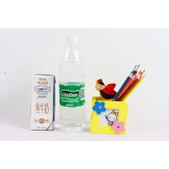 Ống cắm bút gỗ hộp đựng bút hoạt hình bằng gỗ làm quà tặng dễ thương và sáng tạo