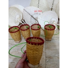 Đồ mây tre đan thủ công trang trí góc STEAM deco chợ quê  mầm non - tiểu học