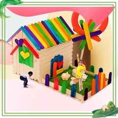Que kem gỗ dẹt làm đồ thủ công handmade, đồ giáo dục Montessori