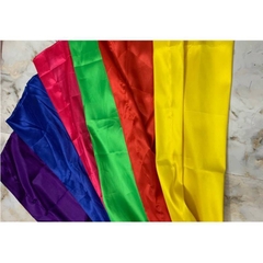 1 SET 6 - 8 CHIẾC CỜ CHUỐI ĐỦ MÀU - CỜ VẢI SATANH CỰC ĐẸP  (  32x80cm/ 40cmx100cm)