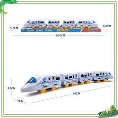 Đoàn tàu điện siêu tốc chạy bánh xe ( tặng kèm pin)