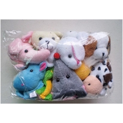 Rối Ngón Tay Hình Động Vật Hoạt Hình Đáng Yêu trò chơi ngón tay ( set 10 con  )