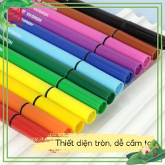 Bút lông màu Hồng Hà bút lông màu vẽ làm quà tặng Minions (12/18/24 màu) - 8121/8122/8123
