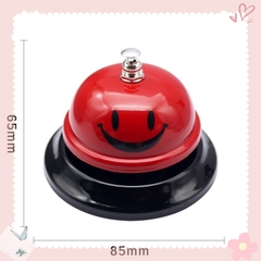 Chuông bấm nhiều màu mạ bóng chrome , chuông để bàn, chuông trò chơi, size 85mm