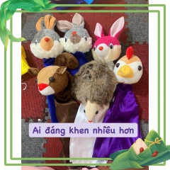 Rối tay kể chuyện, rối biểu diễn, rối văn học mầm non