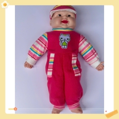 Búp bê sơ sinh đáng yêu búp bê biết cười 50cm thân mềm đồ chơimầm non