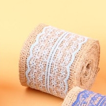 Ruy băng vải bố phụ kiện trang trí hanmade, decor  Màu sắc: Nâu vintage thủ công mầm non