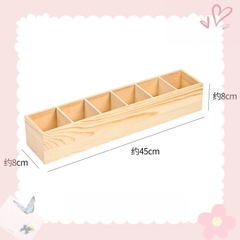 Đồ dùng Giáo cụ Montessori - Khay gỗ đựng đồ dùng trang trí nhà cửa