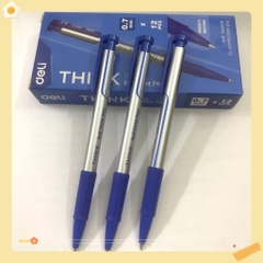 Set12 Bút Bi Deli Q29-BL Nét 0.7mm màu xanh, đen