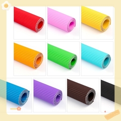 Giấy bìa cứng lượn sóng làm handmade làm thủ công- Steam ( set 2 tờ)