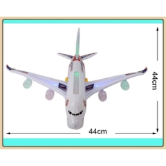 Đồ chơi máy bay Airbus A380, máy bay Airbus A380 chạy bằng pin, có âm thanh và ánh sáng led siêu đẹp