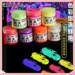Màu Acrylic Phản Quang Màu Dạ Quang Phát Sáng vẽ tranh sáng tạo mầm non 50ML
