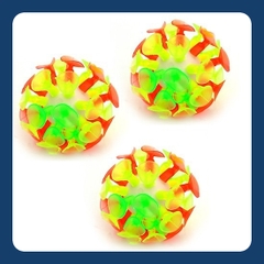 Bóng ném dính sticky ball 6cm có đèn chơi trò chơi vận động
