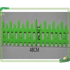 Viền hàng rào 48x12 cm  trang trí chân tường lớp học (tiểu học - mầm non vải dạ nỉ)